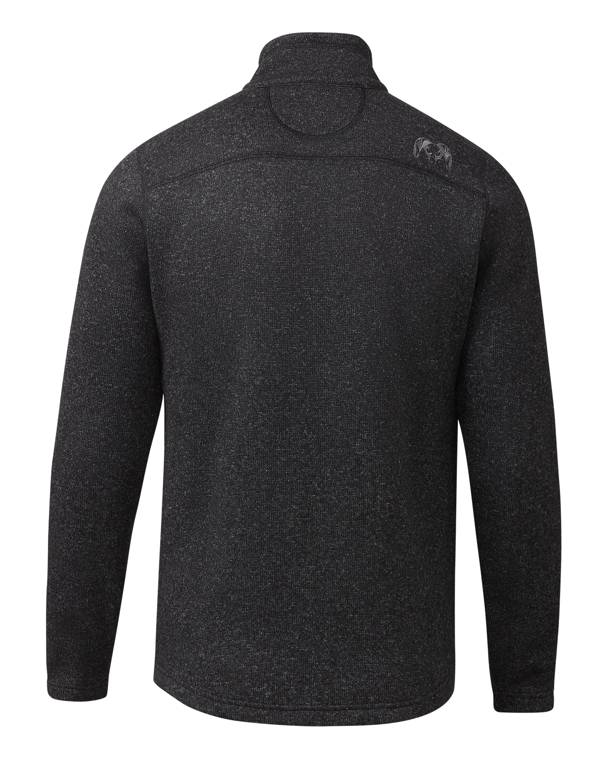 Base Camp Full Zip Sweater | Heather Black