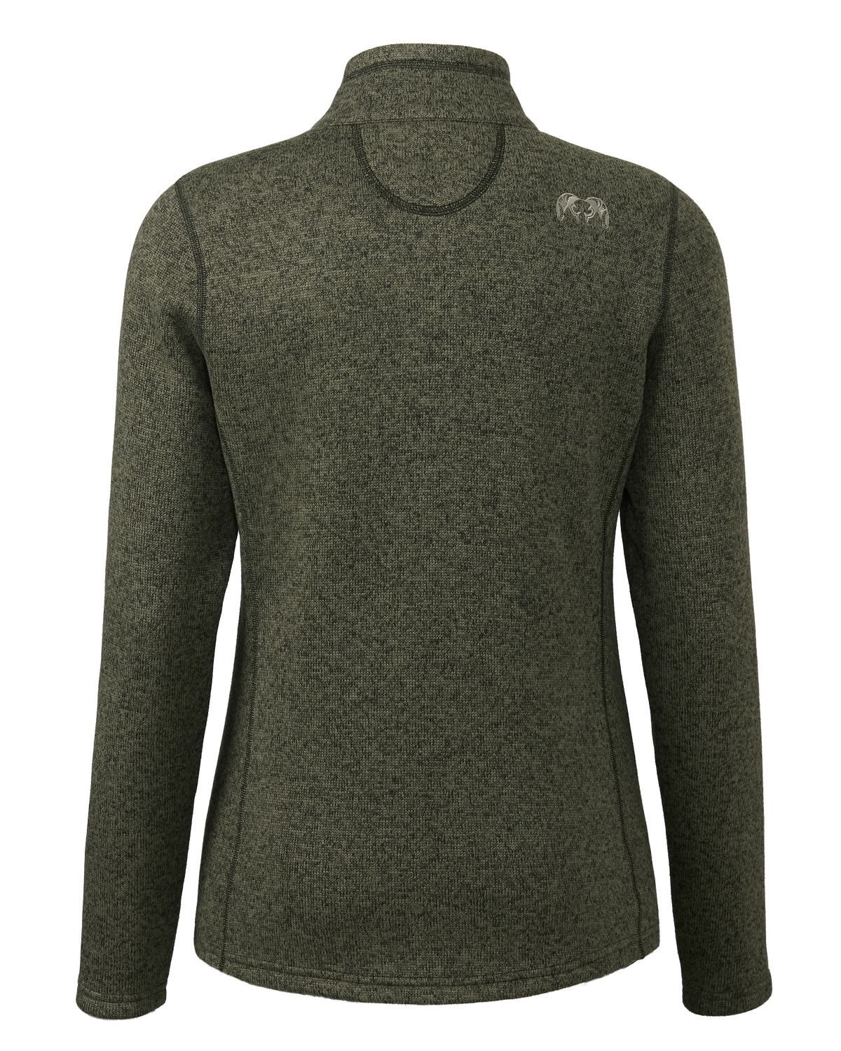 Women's Base Camp Full Zip Sweater | Olive Heather