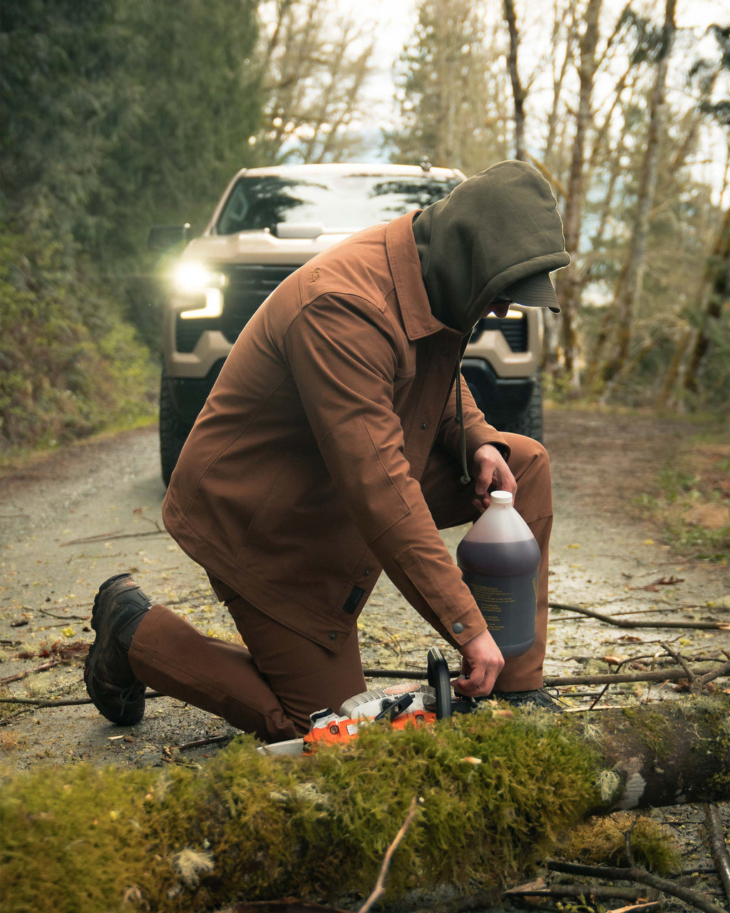 Brawley Canvas Jacket | Saddle