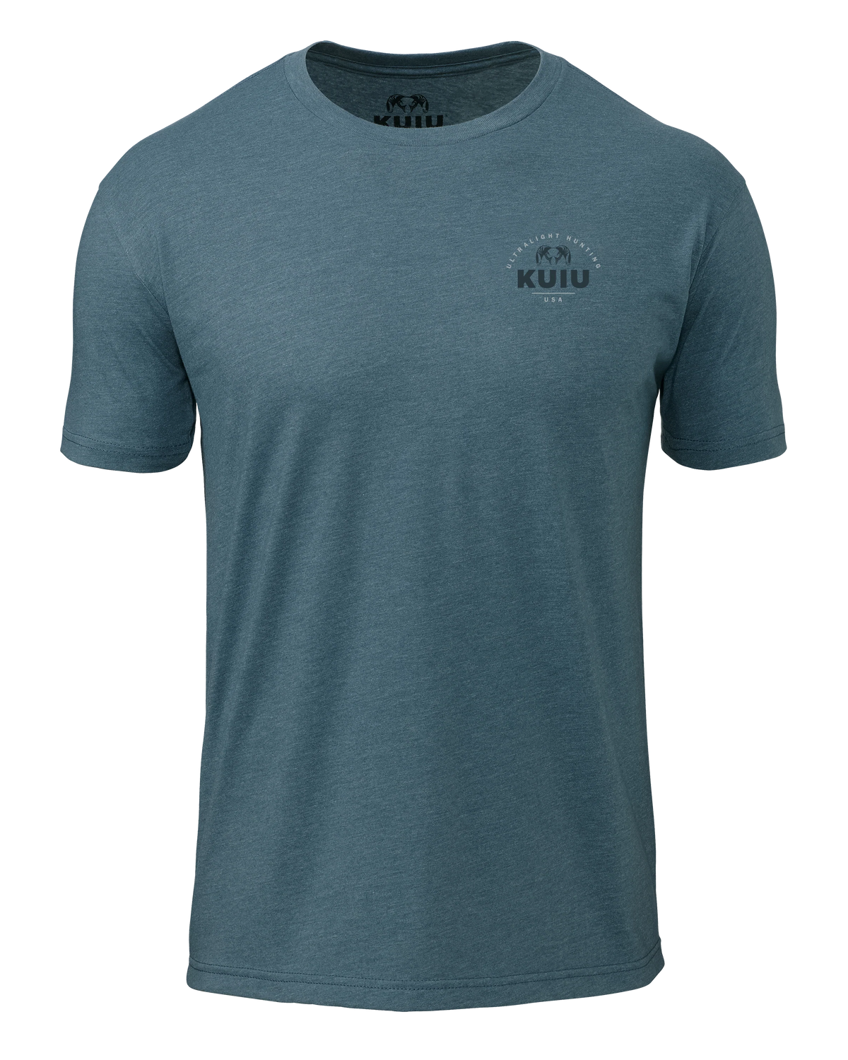 KUIU Stacked Chest Logo T-Shirt | Indigo
