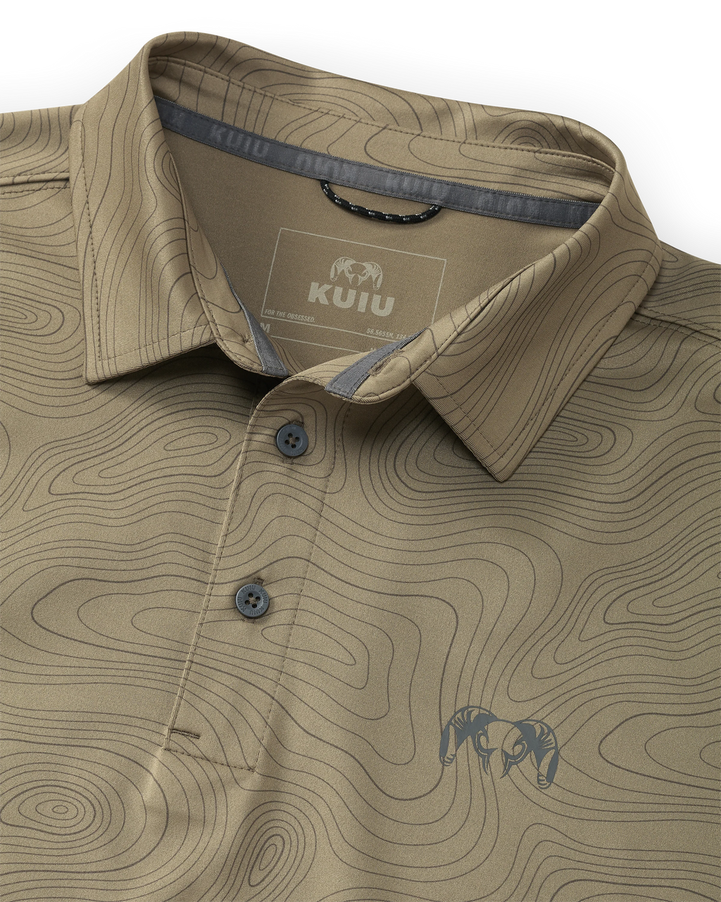 KUIU Performance Polo Topo | Khaki Topo