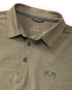 KUIU Performance Polo Topo | Khaki Topo