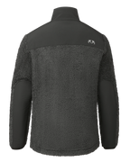 Sherpa Fleece Zip Pullover | Asphalt