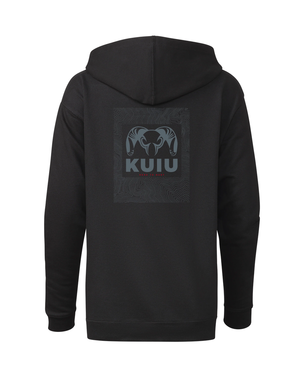 KUIU Youth Topo Back Logo Hoodie | Black