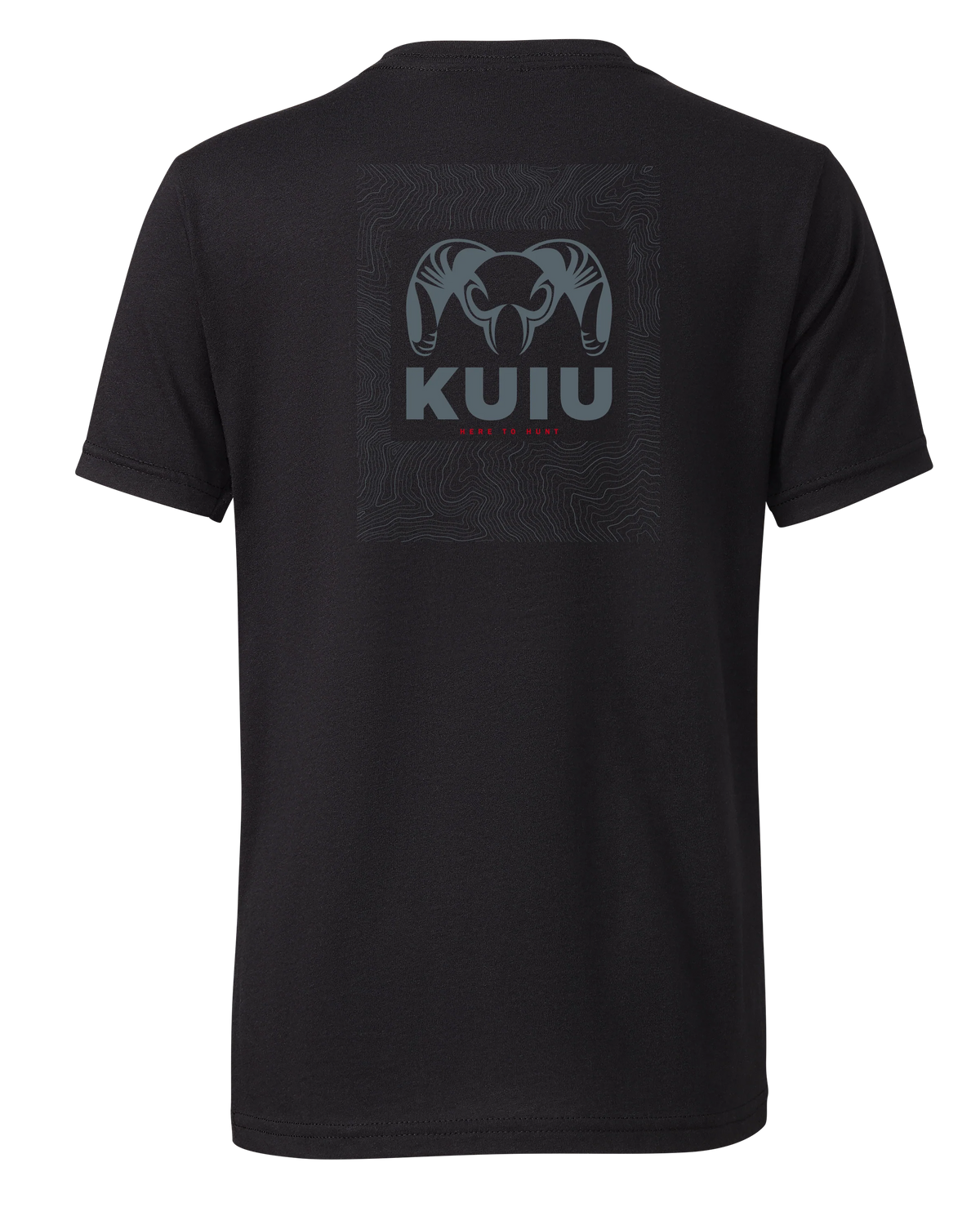 KUIU Youth Topo Back Logo T-Shirt | Black