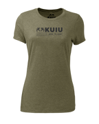 KUIU Women’s Topo Here to Hunt T-Shirt | Military Green