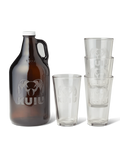 KUIU 64 oz Engraved Growler and Pint Glass Set | Clear