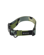 Camo Webbing Dog Collar | Verde