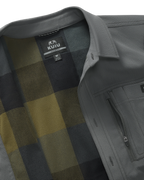 Motive Flannel Lined Shirt Jacket | Gunmetal