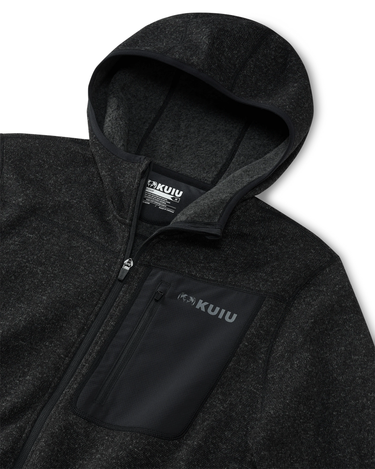 Base Camp Hooded Sweater | Heather Black
