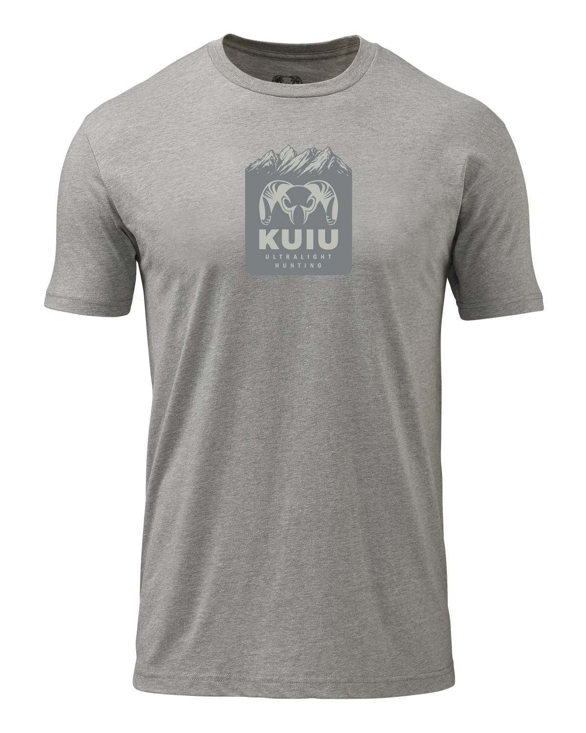 KUIU Mountain Logo T-Shirt | Heather Grey