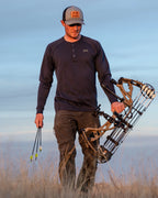 PRO Merino 200 Henley | Ash