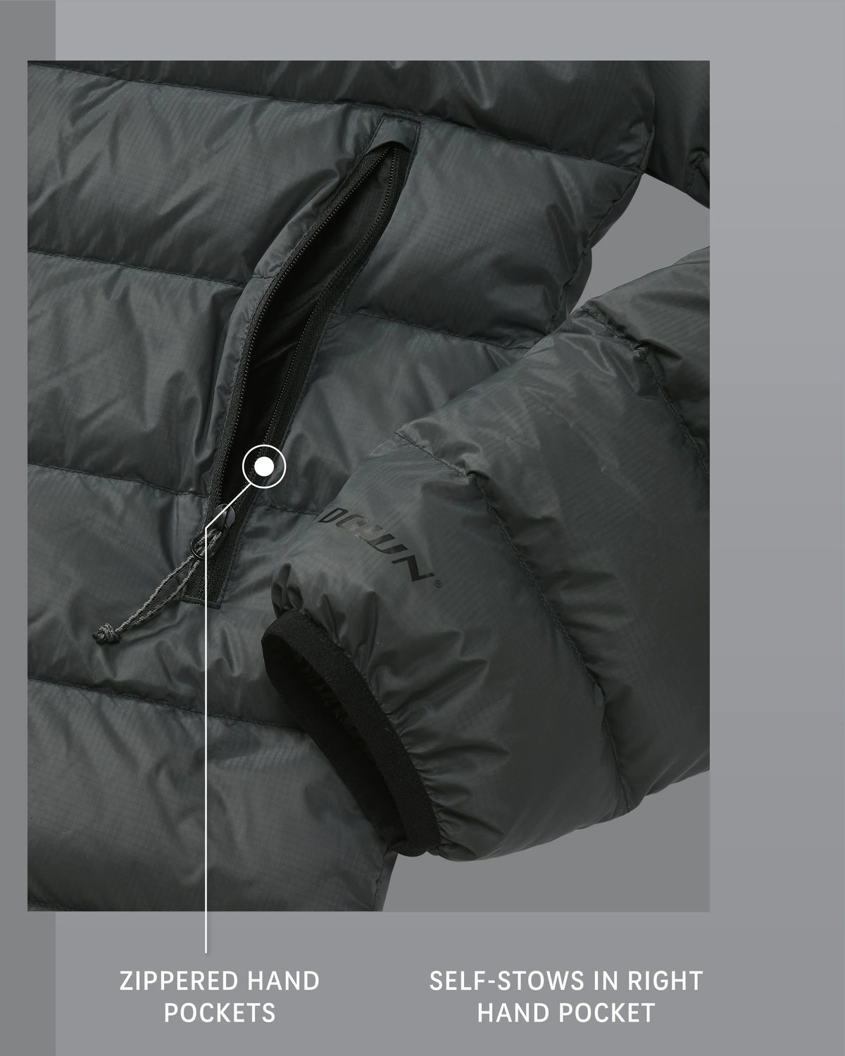 Super Down LT Jacket | Gunmetal