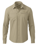 Mesa Vented LS Snap Shirt | Bone