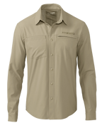 Mesa Vented LS Snap Shirt | Bone