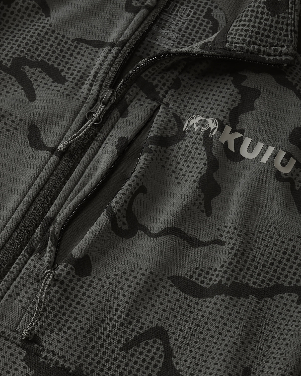 Ridgepoint Fleece Zip-T | Black Tonal