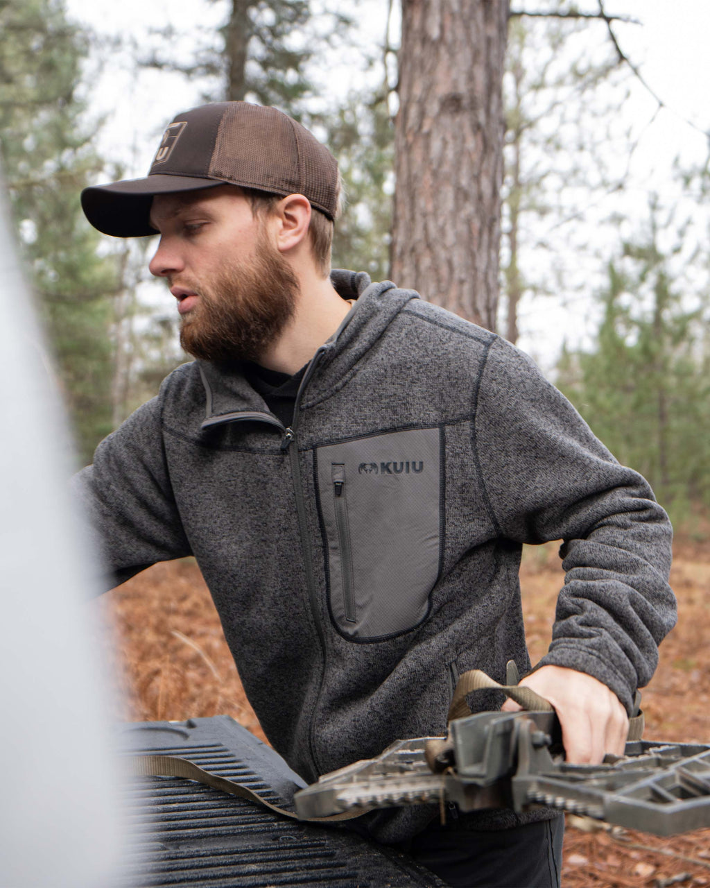 Base Camp Hooded Sweater | Navy Heather