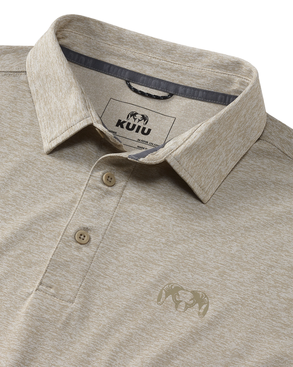 KUIU Performance Polo | Heather Sand