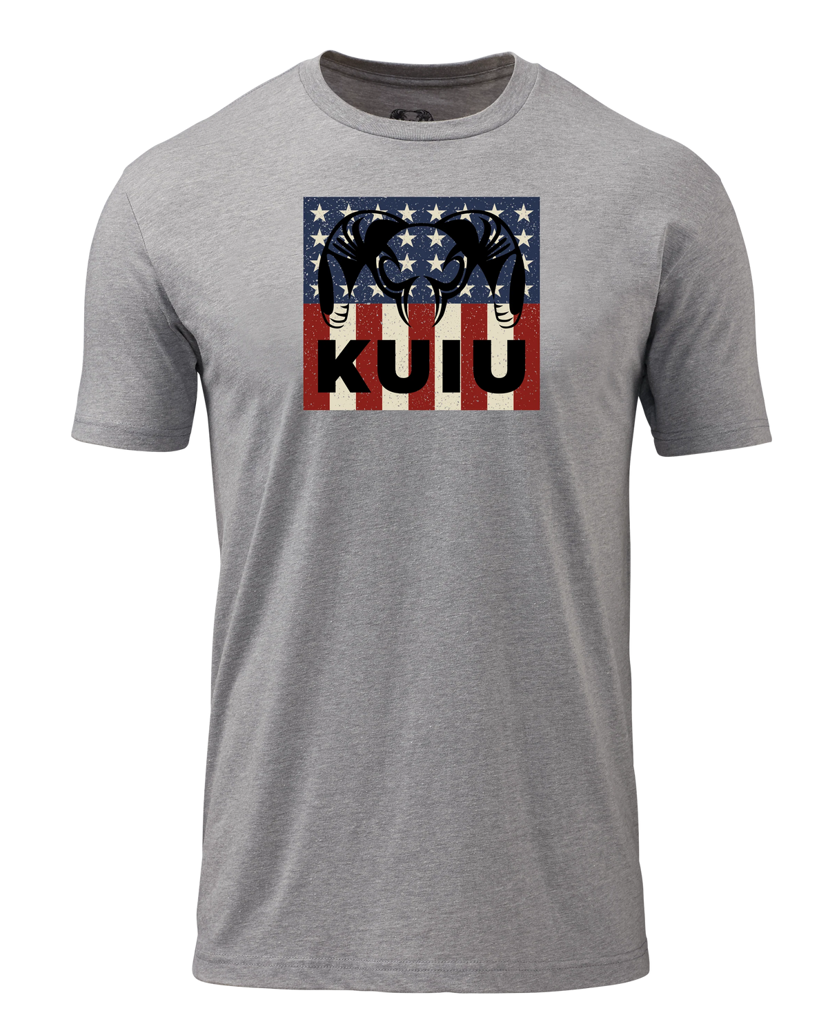 KUIU Retro Patriot T-Shirt | Heather Grey
