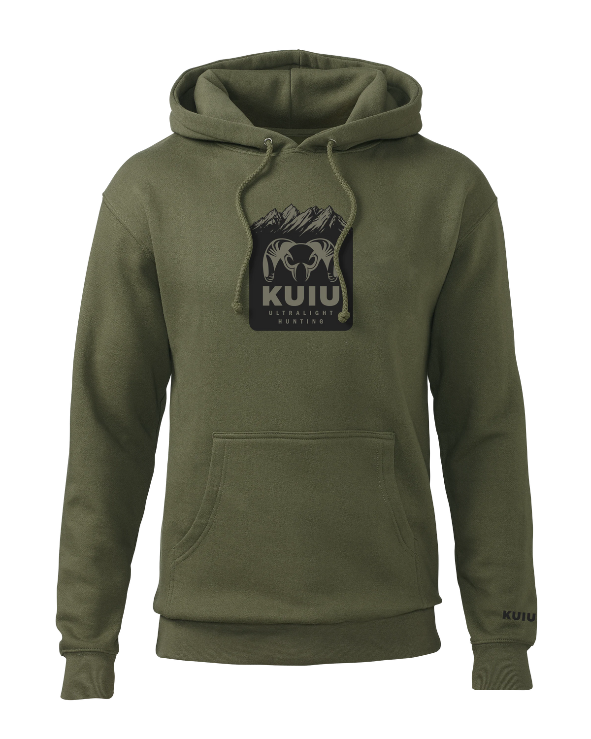 KUIU Mountain Logo Hoodie | Army