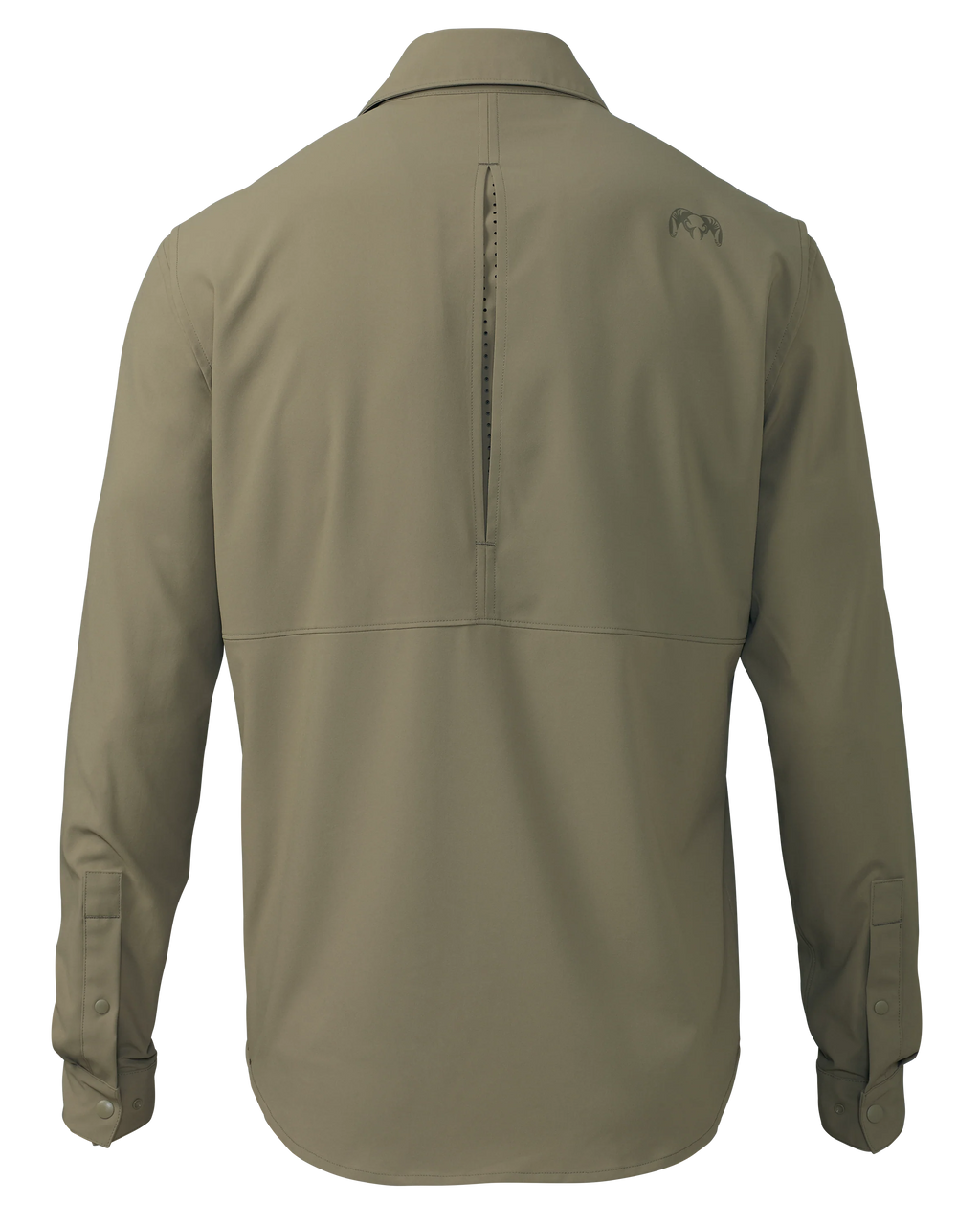 Mesa Vented LS Snap Shirt | Khaki