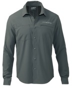 Mesa Vented LS Snap Shirt | Stone