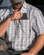 Borrego SS Shirt | Battleship Plaid