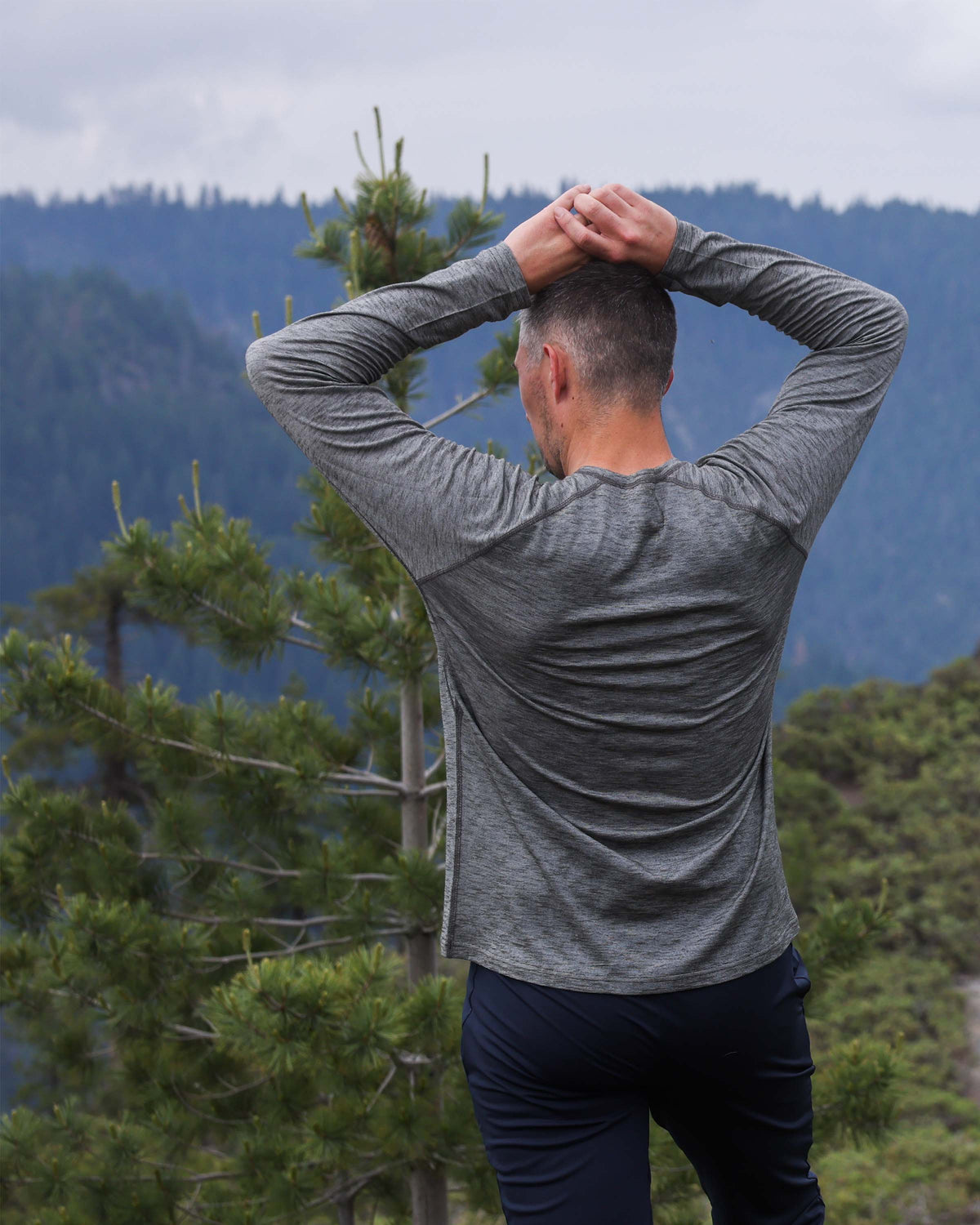 Active Merino 105 LS Crew-T | Bone