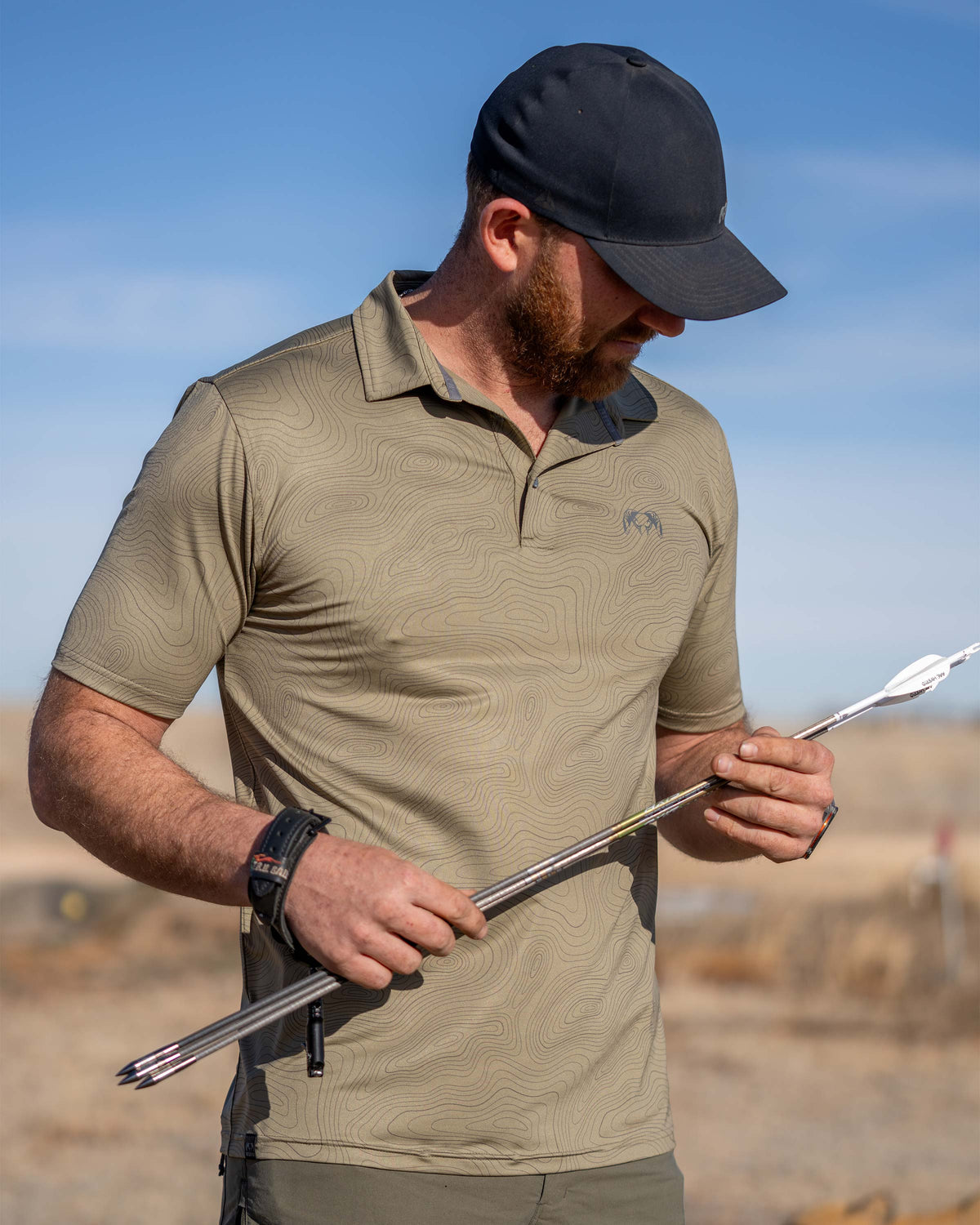 KUIU Performance Polo | Steel Blue Tonal