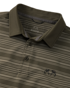 KUIU Performance Polo Stripe | Ash Stripe