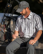 Borrego SS Shirt | Battleship Plaid