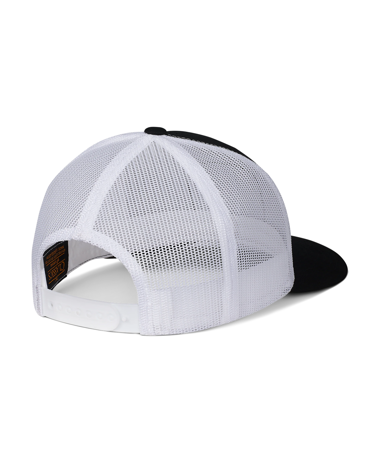 Retro Mesh Snap Back Hat | Black White
