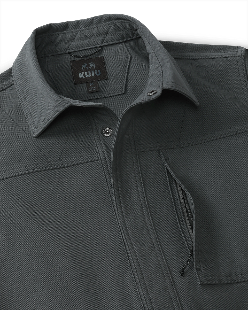 Brawley Canvas Jacket | Gunmetal