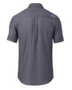 Terrace SS Shirt | Steel Blue Chambray