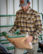 Field Flannel Shirt | Flax Blockline