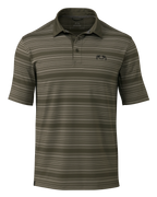 KUIU Performance Polo Stripe | Ash Stripe