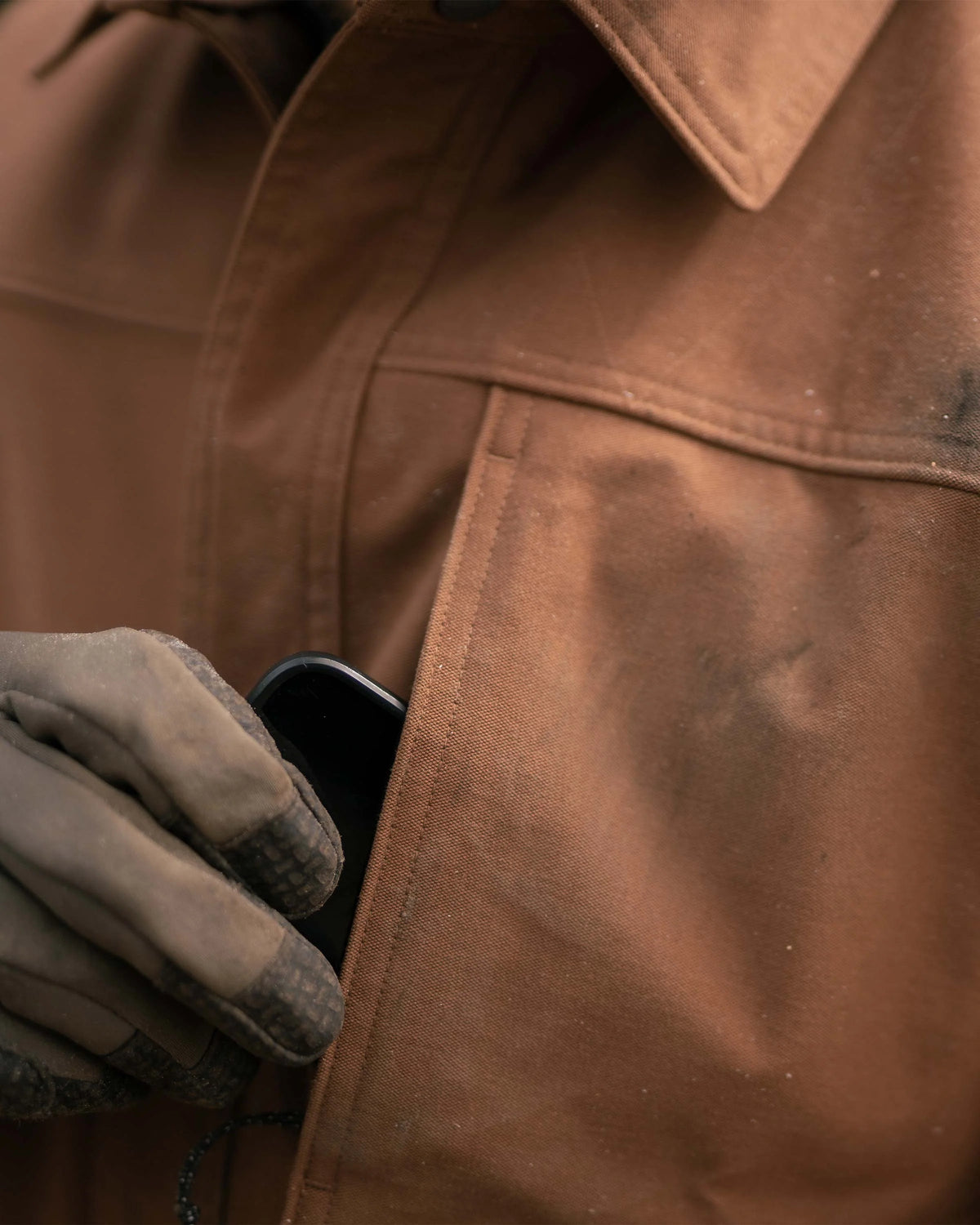 Brawley Canvas Jacket | Saddle