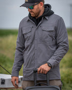 Tour Shirt Jacket | Steel Blue