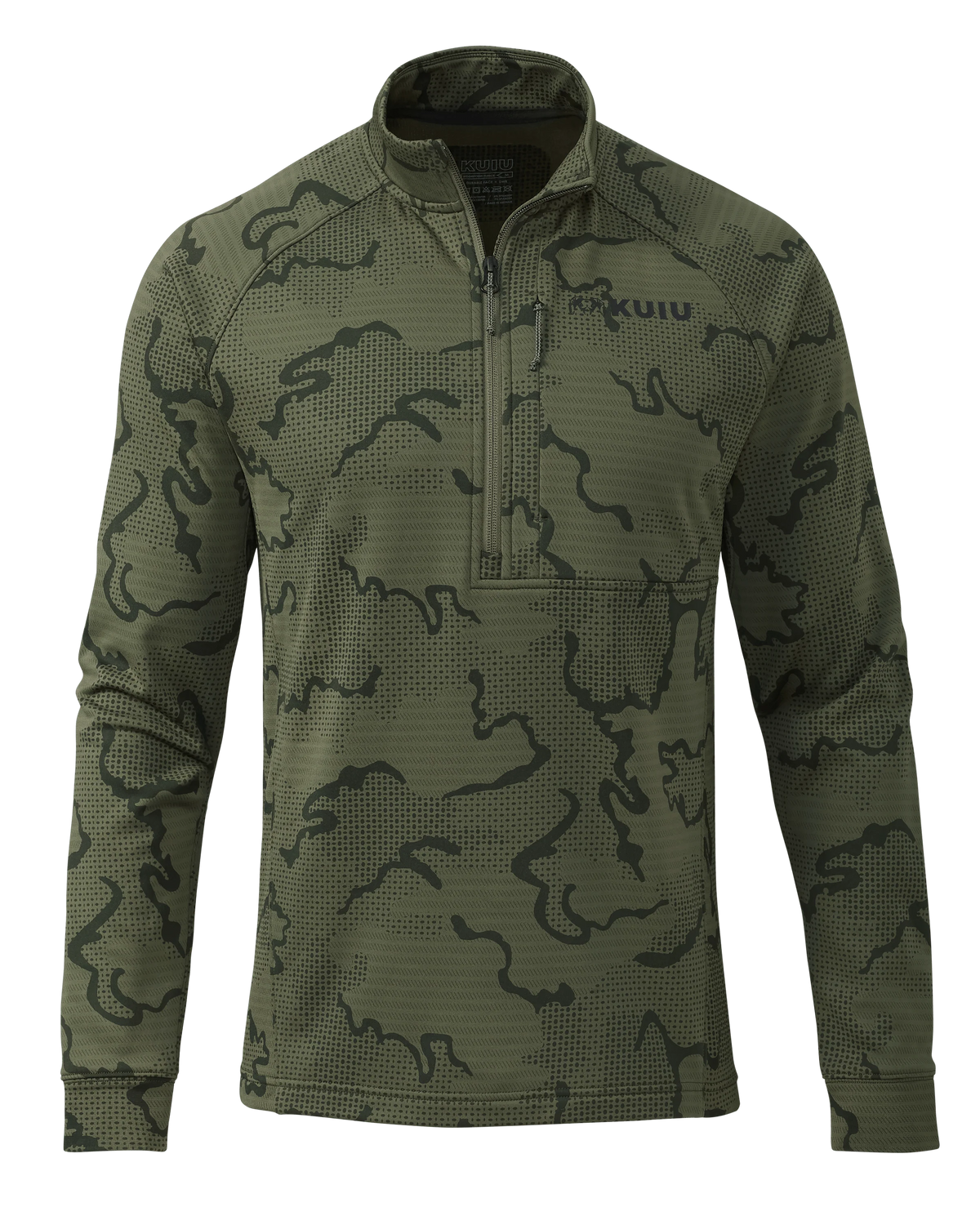 Ridgepoint Fleece Zip-T | Olive Tonal