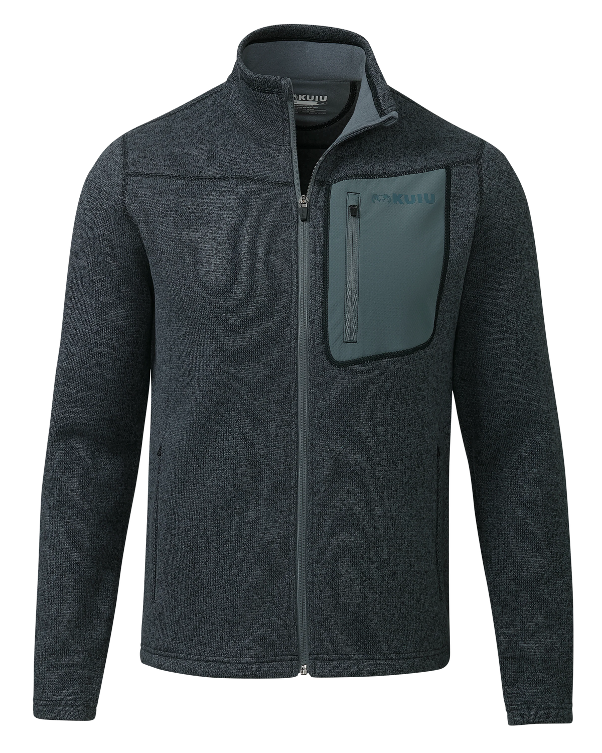 Base Camp Full Zip Sweater | Navy Heather
