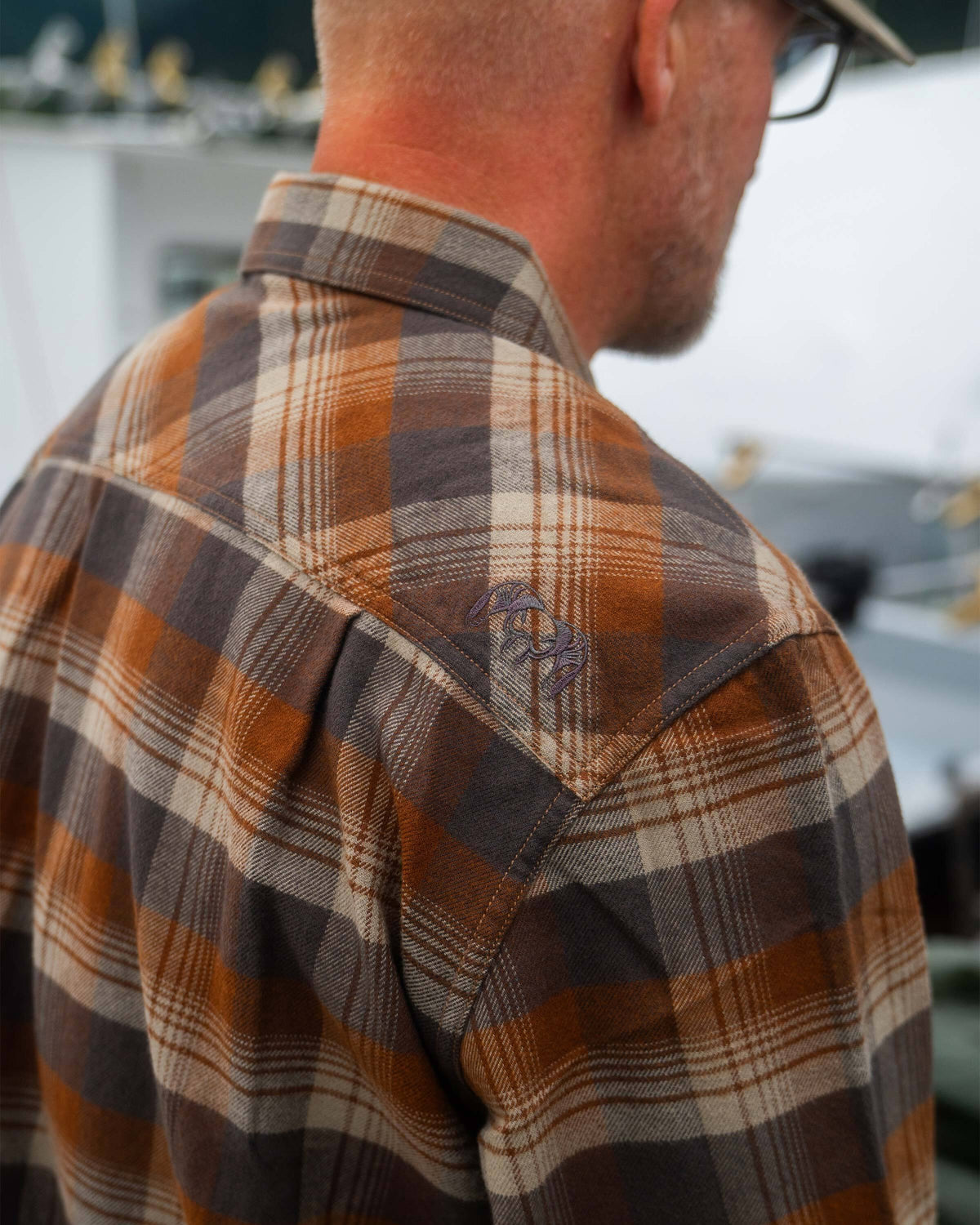 Field Flannel Shirt | Loden Blockline