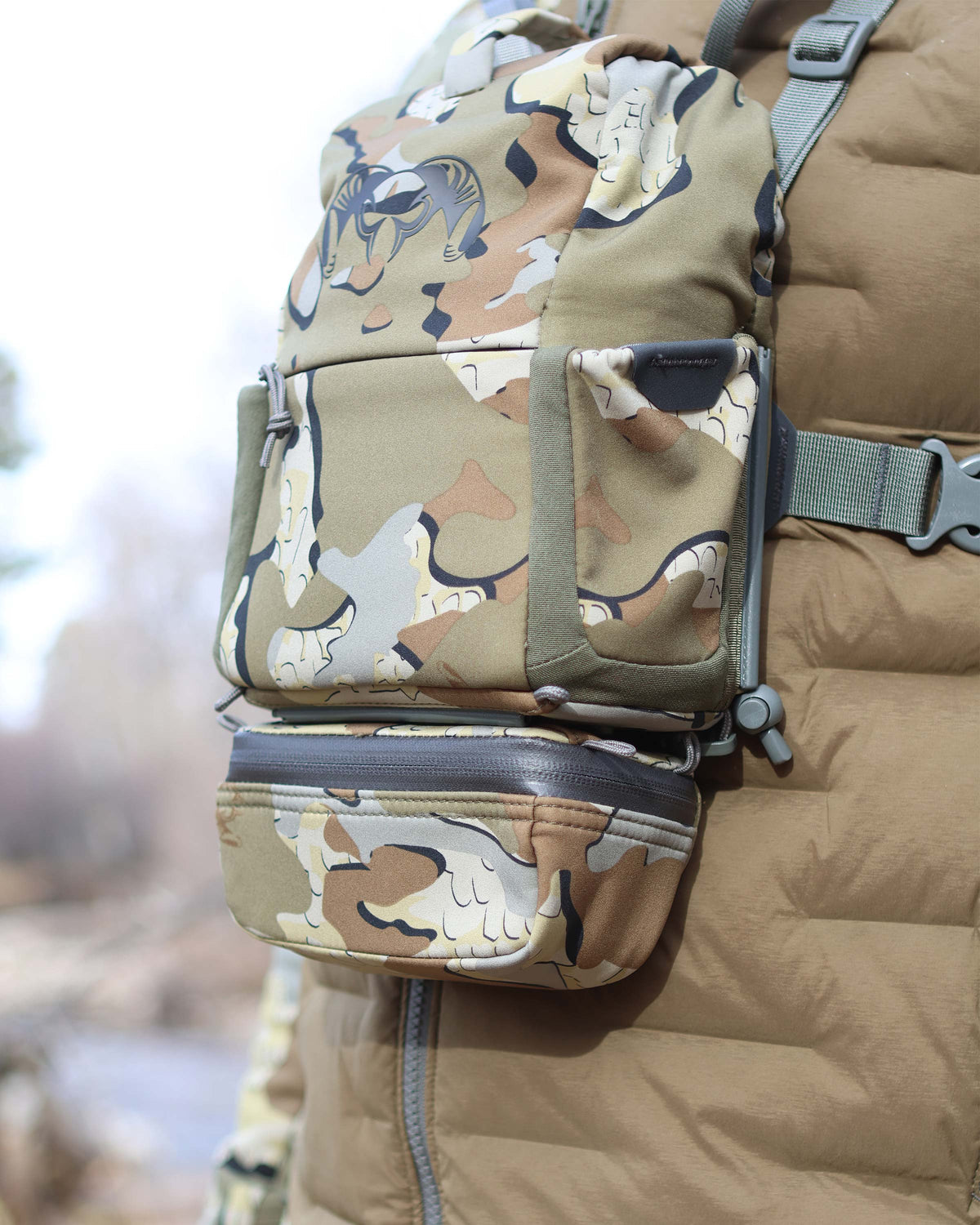 PRO G3 Bino Harness Accessory Pocket | Ash