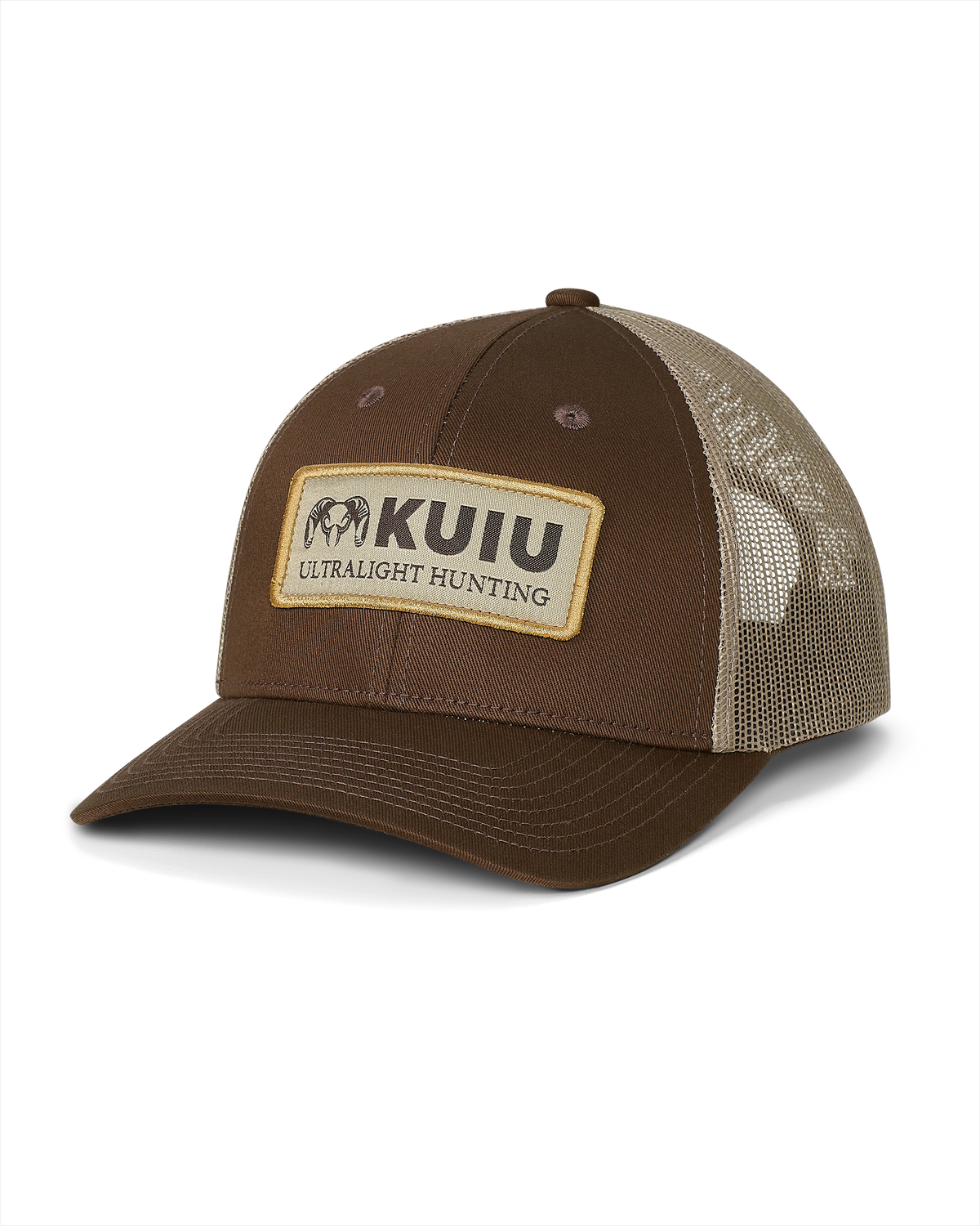 KUIU Woven Logo Patch Hat | Brown/Khaki