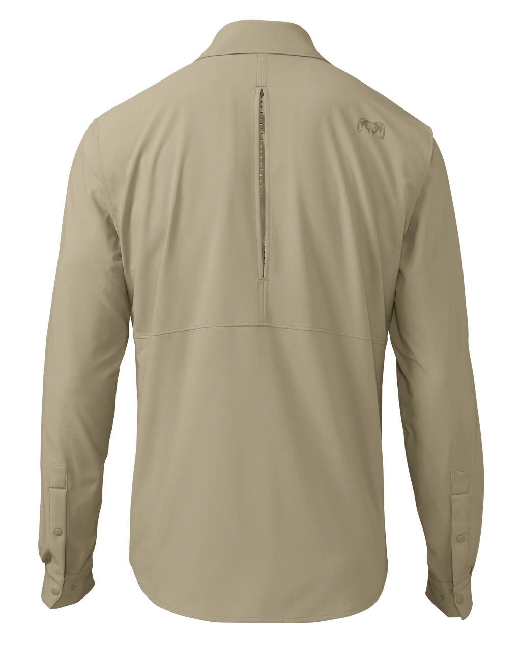 Mesa Vented LS Snap Shirt | Bone