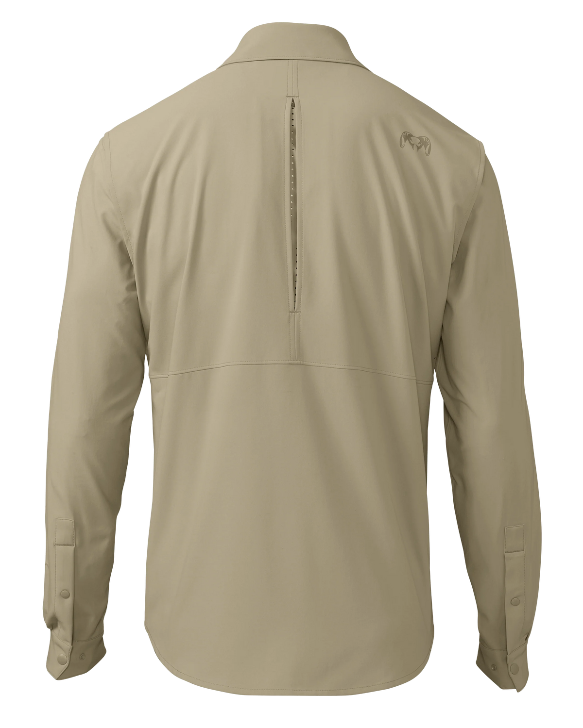 Mesa Vented LS Snap Shirt | Bone