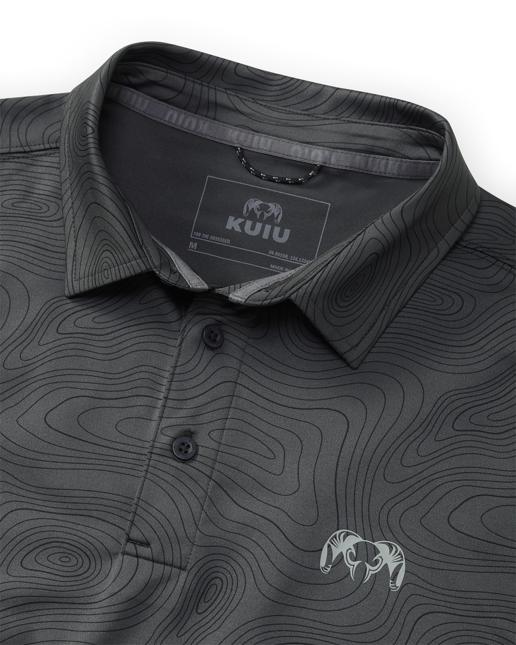KUIU Performance Polo Topo | Gunmetal Topo