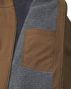 Brawley Hooded Fleece Jacket | Saddle