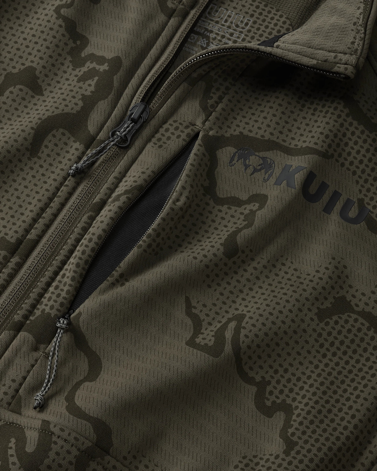 Ridgepoint Fleece Zip-T | Ash Tonal