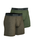 ULTRA Merino Boxer Brief 2-Pack | Ash-Verde Green