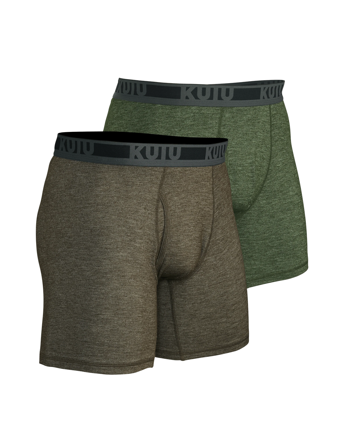 ULTRA Merino Boxer Brief 2-Pack | Ash-Verde Green